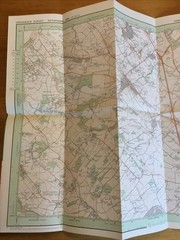 1990 Ordnance Survey Pathfinder Map 1095 TL 01/11 Harpenden (incl Redbourn )