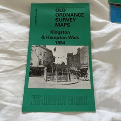Old Ordnance Survey Reprint. London Sheet 140. Kingston & Hampton Wick 1894