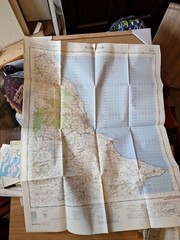 Ordnance Survey Map Of Great Britian – SCARBOROUGH – 1964 – 1/63360