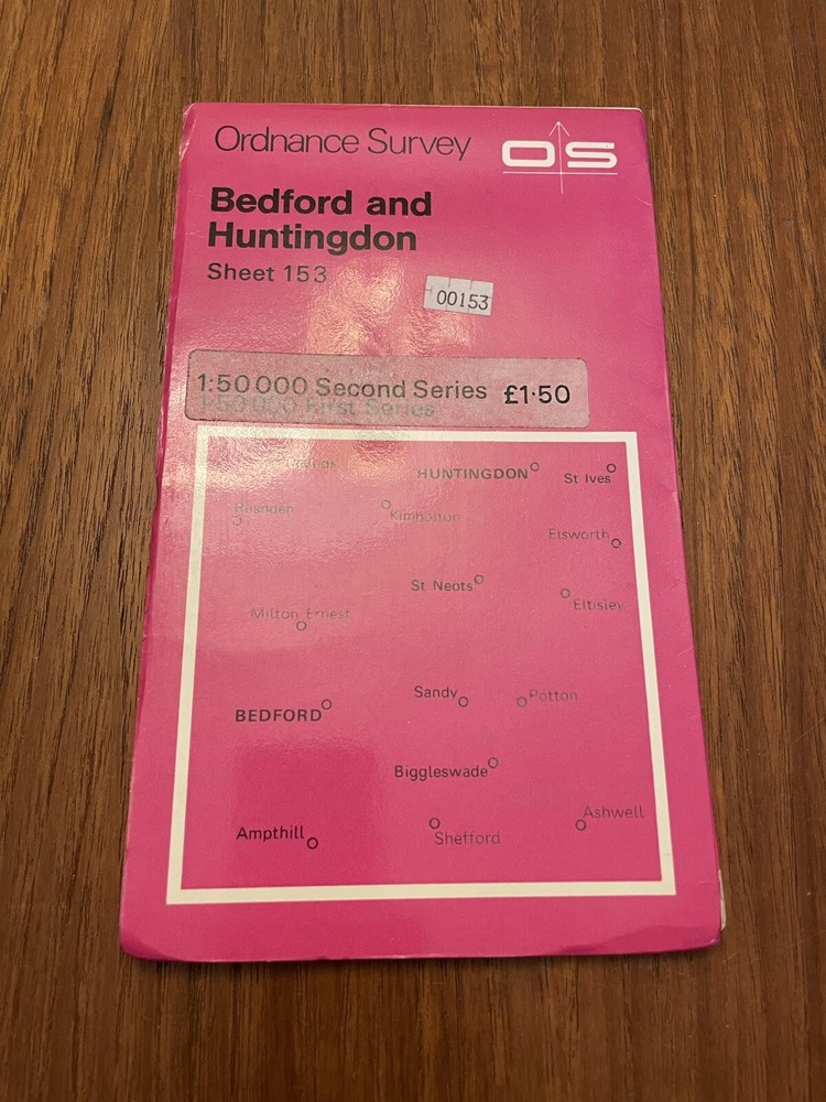 Bedford And Huntington Landranger 153