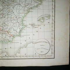 Hispaniae Antiquae tabula Auctore F Delamarche 1833 cards