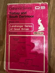Torbay and South Dartmoor – OS Landranger 202- Fold Out Map