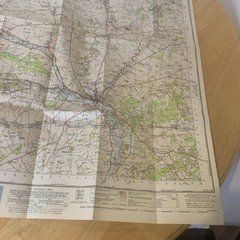 Ordnance Survey Map Salisbury Sheet 167 One-Inch 1940 Vintage