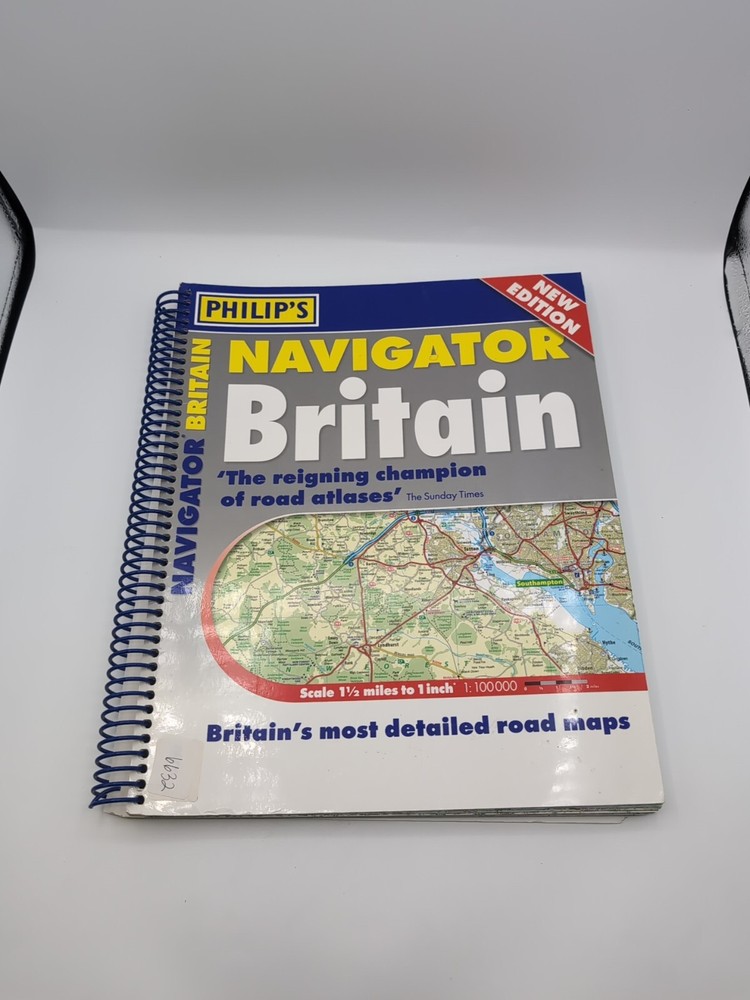 Philip’s 2019 Navigator Britain Spiral Bound (Philips Road Atlas)