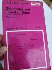 OS Landranger Map Sheet 162 – Gloucester & Forest of Dean – c1974 First series
