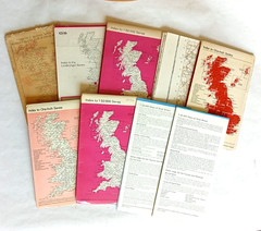 8 x assorted Somerset Ordnance Survey maps Minehead Weston super Mare etc