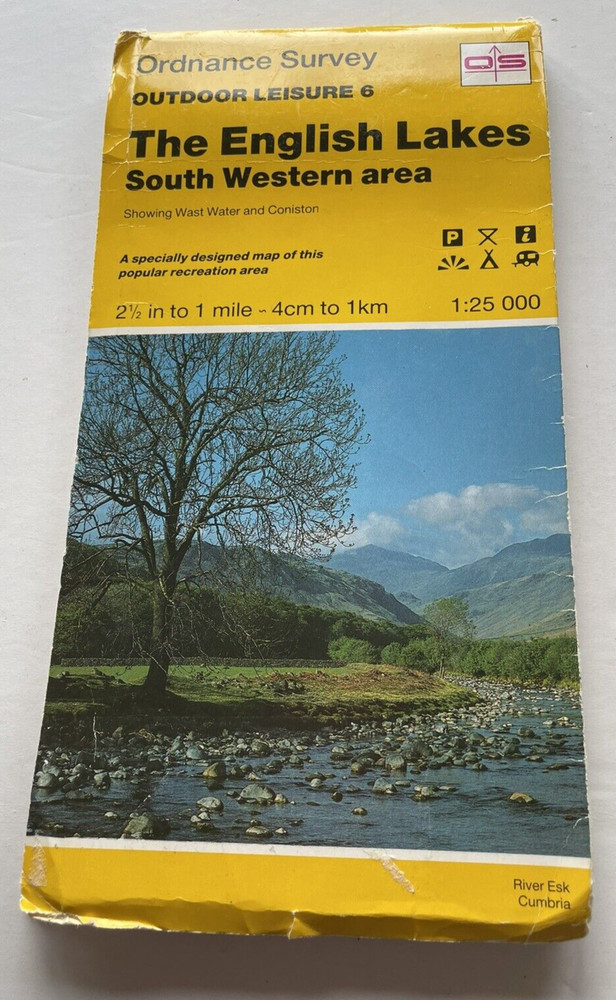 Ordnance Survey Outdoor Leisure Map No 6 English Lakes – South West