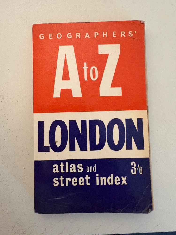 VINTAGE GEOGRAPHERS’ A To Z London Maps – atlas and street index