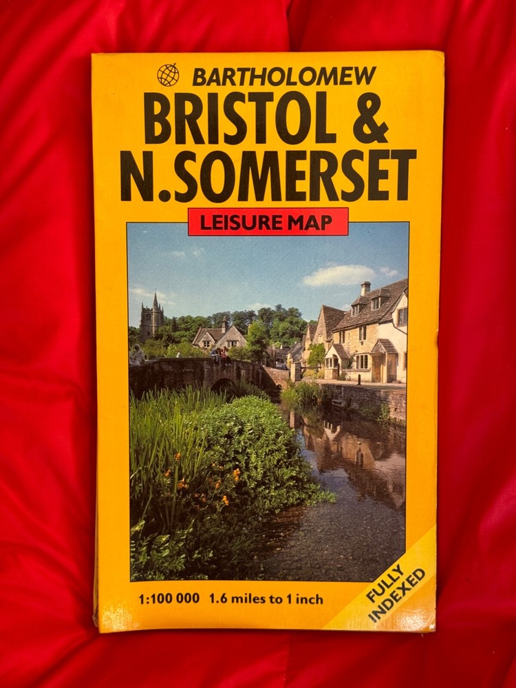 Bartholomew Leisure Map of Bristol & North Somerset