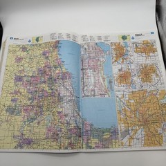 Rand McNally Road Atlas 1998 United States. Travel Map- folded corners