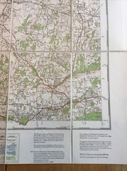 1935 Ordnance Survey One Inch Fifth Edition Cloth Map 115 S.E London & Dartford