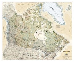 CANADA EXECUTIVE [TUBED] (NATIONAL GEOGRAPHIC REFERENCE By National Geographic