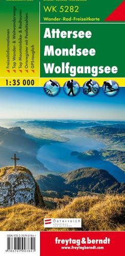 Freytag-Berndt Attersee – Mondsee – Wolfgangsee Hiking + Leisu (Map) (UK IMPORT)