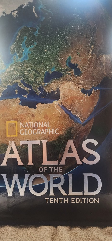 National Geographic Atlas of the World by National Geographic (2014, Hardcover)