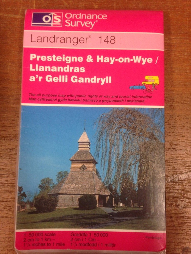 Presteigne And Hay On Wye: Landranger 147: Ordnance Survey Map