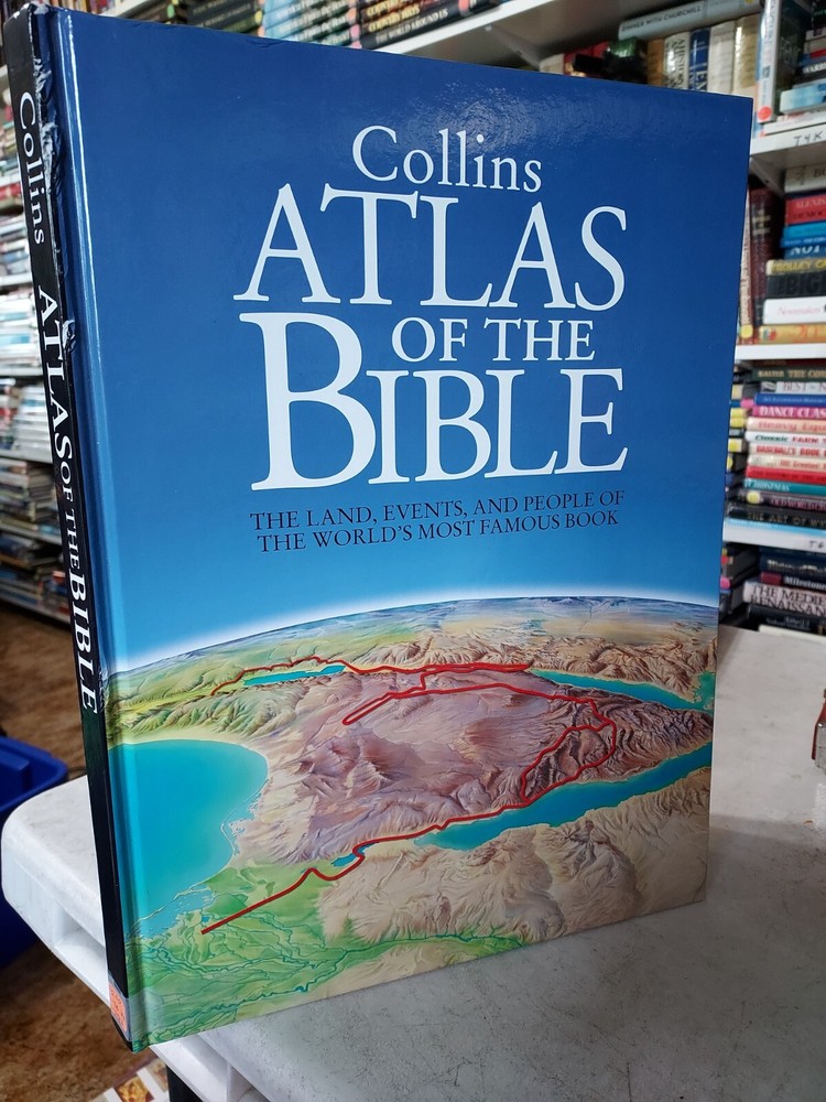 COLLINS ATLAS OF THE BIBLE Edited by James Pritchard (2003,HC) T3H