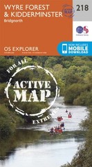 Wyre Forest Kidderminster Map Weatherproof Bridgnorth by Ordnance Survey