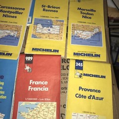13 Retro Michelin French Road Maps 1990s