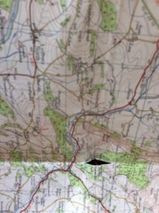 Ordnance Survey Map Sheet 129 LUDLOW one Inch Map 1967 Used, Small Crease Rips