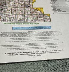 Large DeLorme Minnesota Atlas & Gazetteer Softcover 2006 Large Size