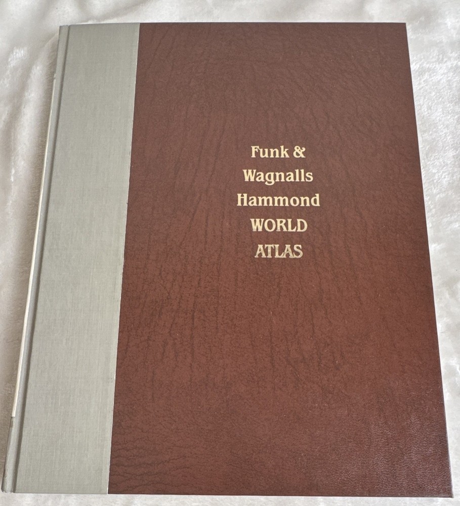 Funk & Wagnalls Hammond World Atlas US & Canada Recreation/Road Atlas Hardcover