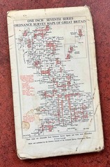 1961 OS Ordnance Survey One Inch Map, of Huddersfield, Sheet 102
