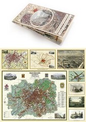 Mapseeker Publi Manchester 1650 – 1876 – Fold Up Map featuring (Map) (UK IMPORT)