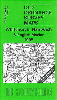 MAP OF Whitchurch, Nantwich and English Maelor 1905: One Inch Sheet 122 NEW