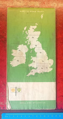 Vintage Shell BP Road Map Sheet No 2 South and West England – (BOX-D)