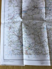 1994 Ordnance Survey Landranger Map 155 Bury St Edmunds & Sudbury (inc Hadleigh