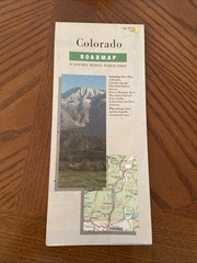 Colorado Road Map. A Gousha Travel Publication. Vintage 1990. Pre Owned.