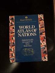 World Atlas of Nations, RandMcNally 1988 Hardcover With Jacket Very Good