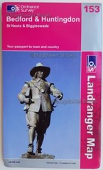 Ordnance Survey Map · Landranger Maps · Bedford & Huntingdon/Kettering & Corby
