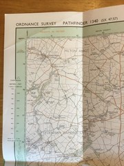 1987 Ordnance Survey Pathfinder Map 1340 SX 47/57 Tavistock (incl Princetown )