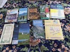 Bundle of Welsh Walkers Maps and Guides