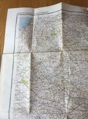 1936 Ordnance Survey One Inch Fifth Edition Cloth Map 137 Tavistock & Okehampton