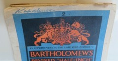 Bartholomew’s Revised Half Inch Map of Dartmoor Folded Map Good Condition