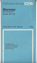 Ordnance Survey – OS 1:25,000 First Series Map Sheet SP 03 Stanway