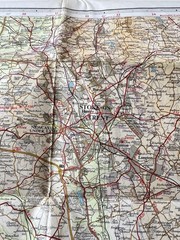Bartholomew Map N Shropshire Stoke Wrexham Vintage 70s 1971 Paper ½” FreePostUK