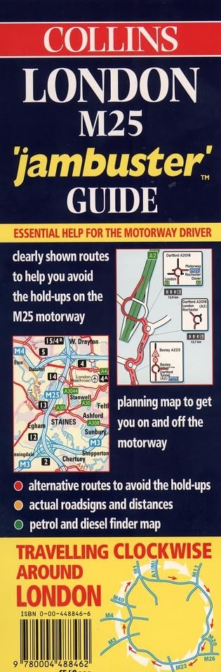 London M25 (Jambuster Guide) Spiral bound Book The Fast Free Shipping
