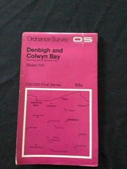 MAP – Ordnance Survey 1:50 1st Series 1974 -Denbigh & Colwyn Bay #116 – (8708)