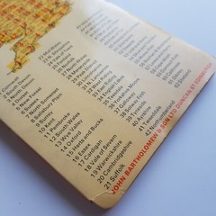 Peak District Bartholomew Ordinance Survey Map Hiking 1970s vintage British