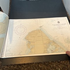 NOAA Recreational Chart 14842 South Shore Of Lake Erie Boating Maps charts 1st e