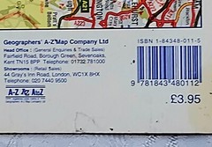 Vintage 1960’s Geographica Road Map Sussex & A-Z Croyden, Purley, Sutton 2001