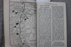 1952 HAYNES GUIDE YELLOWSTONE NATIONAL PARK – FOLD-OUT MAP – K 3460