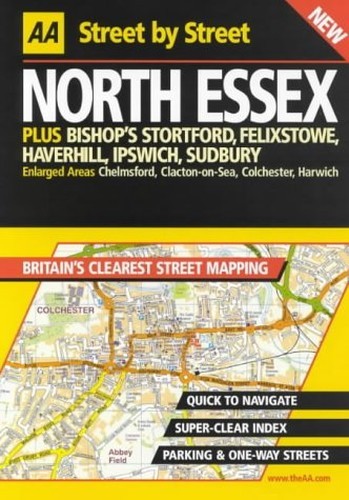 AA Street by Street Essex, North Spiral bound Book The Fast Free Shipping
