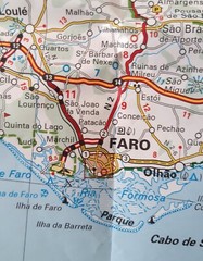 Michelin – PORTUGAL Map – No. 593 Regional – Portugal Sul Algarve GOOD condition