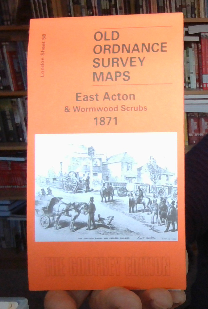MAP OF East Acton and Wormwood Scrubs 1871 London Sheet 058.1 by John Griffiths