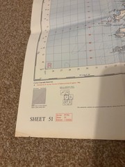 Ministry of Defence Ordnance Survey Map Sheet 51 Iona & Colonsay Scotland 1966