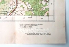 Ordinance Survey Road Map 116 Chatham & Maidstone 1″ to Mile 1931 Cartography